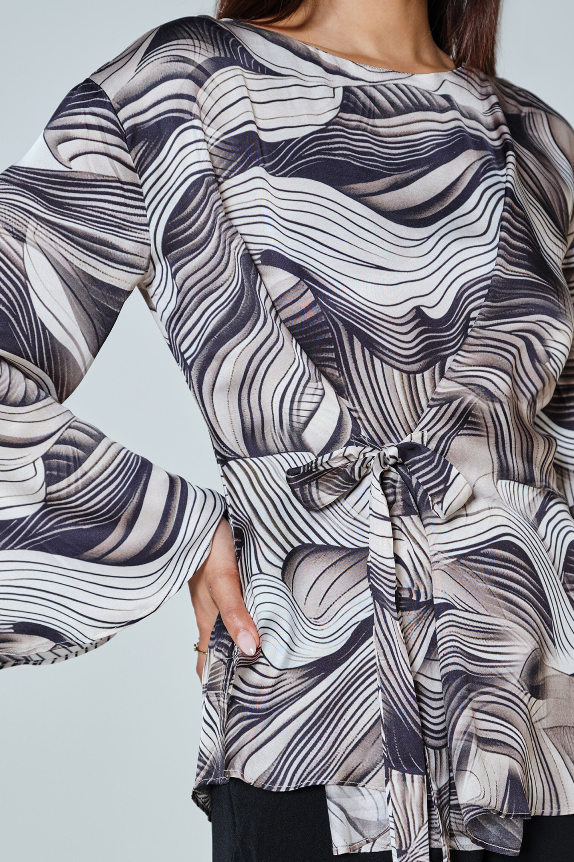 Mono Mood Modal Top, Black, image 5